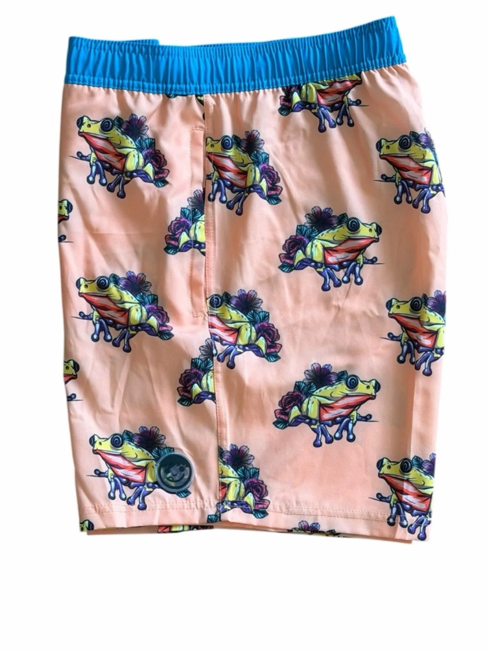 NWT NEFF Frog Floral Swim Trunks Men’s Graphic Print Board Shorts Size L